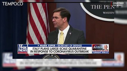 Satu Angkatan Laut AS di Italia Positif COVID-19, Sekolah Akan Diliburkan