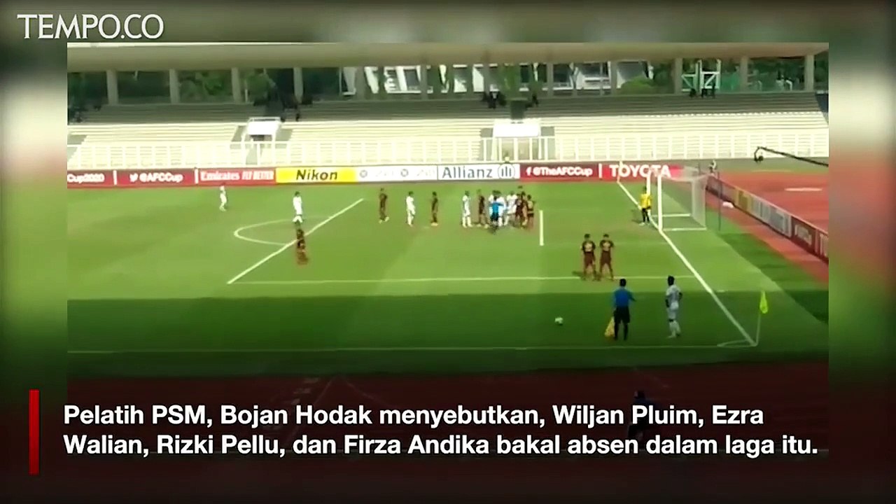 Laga Berat PSM Makassar di Piala AFC