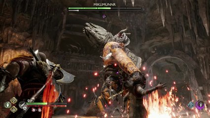 God of War Ragnarok : Boss Miklimunnr