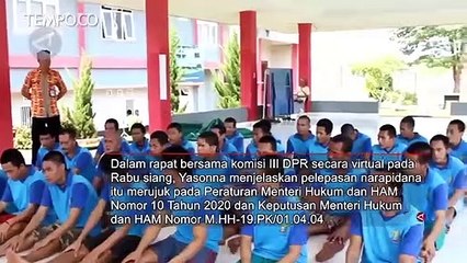 Kemenkum HAM Telah Lepas 5.556 Napi