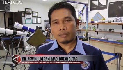 Download Video: Warga Medan Dapat Saksikan Gerhana Matahari Cincin