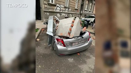 Suasana Kota Zagreb, Kroasia Pasca Diguncang Gempa