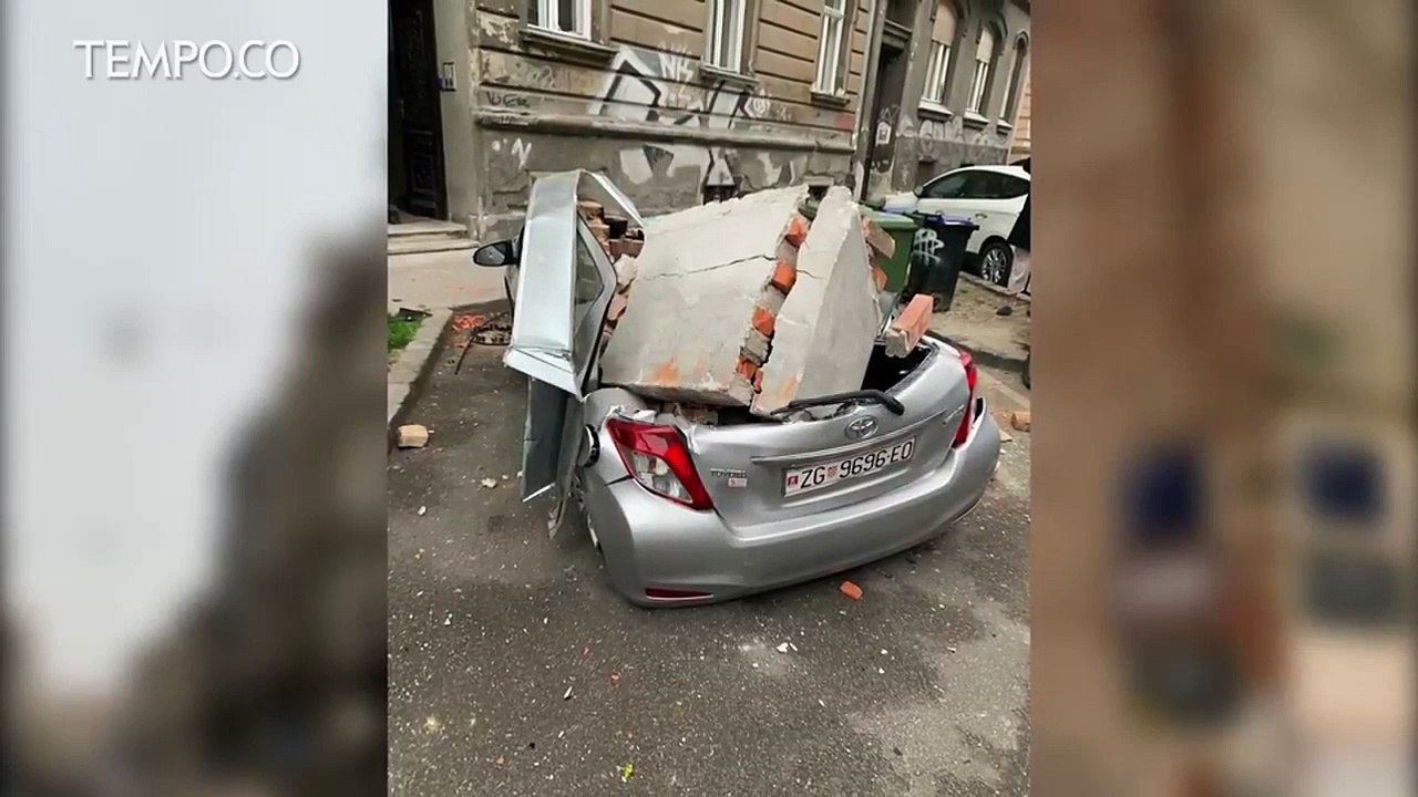 Suasana Kota Zagreb, Kroasia Pasca Diguncang Gempa
