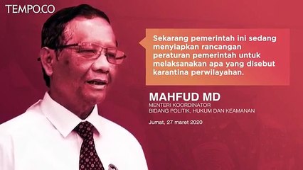 Timang-timang Opsi Lockdown untuk Cegah Penyebaran Corona | TEMPO.CO