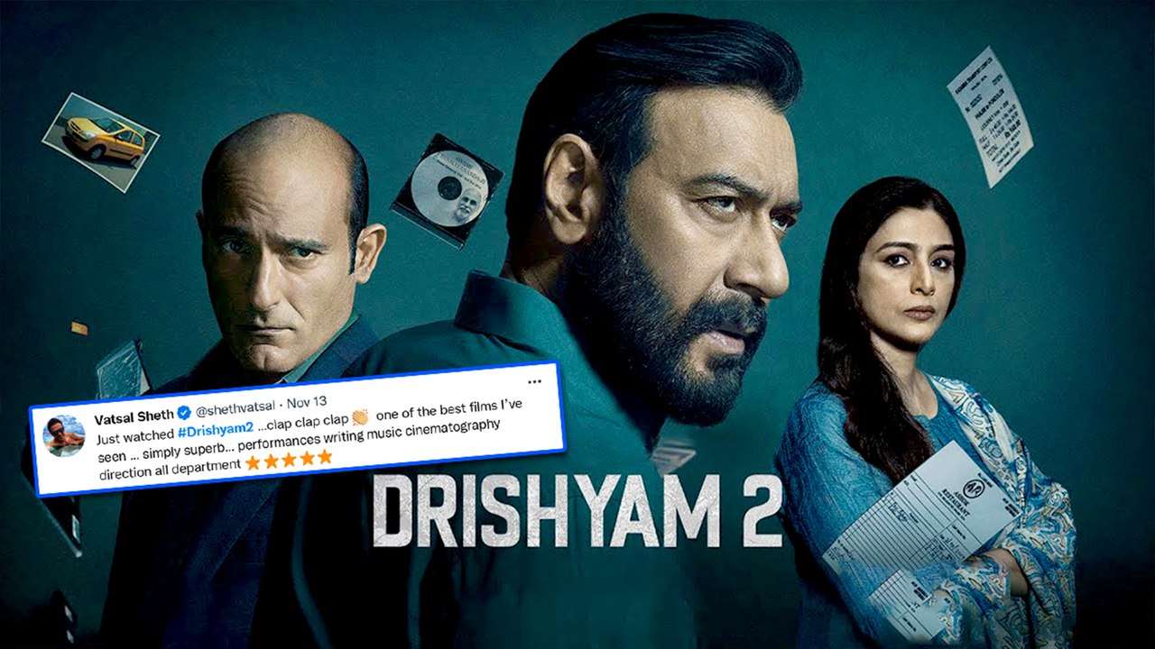 "Drishyam 2 Twitter Review: Netizens Call Ajay Devgn, Akshaye Khanna Starrer A 'Blockbuster' "