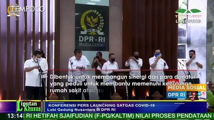 Bantu Pemerintah, DPR Bentuk Satgas Lawan COVID-19