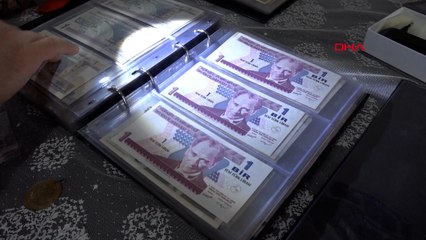700 eski paranın yer aldığı koleksiyon oluşturdu