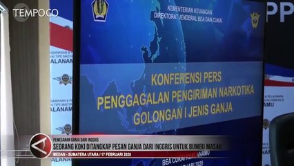 Seorang Koki Ditangkap Pesan Ganja dari Inggris