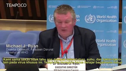 WHO Sebut Dampak Iklim terhadap Virus Corona Belum Diketahui