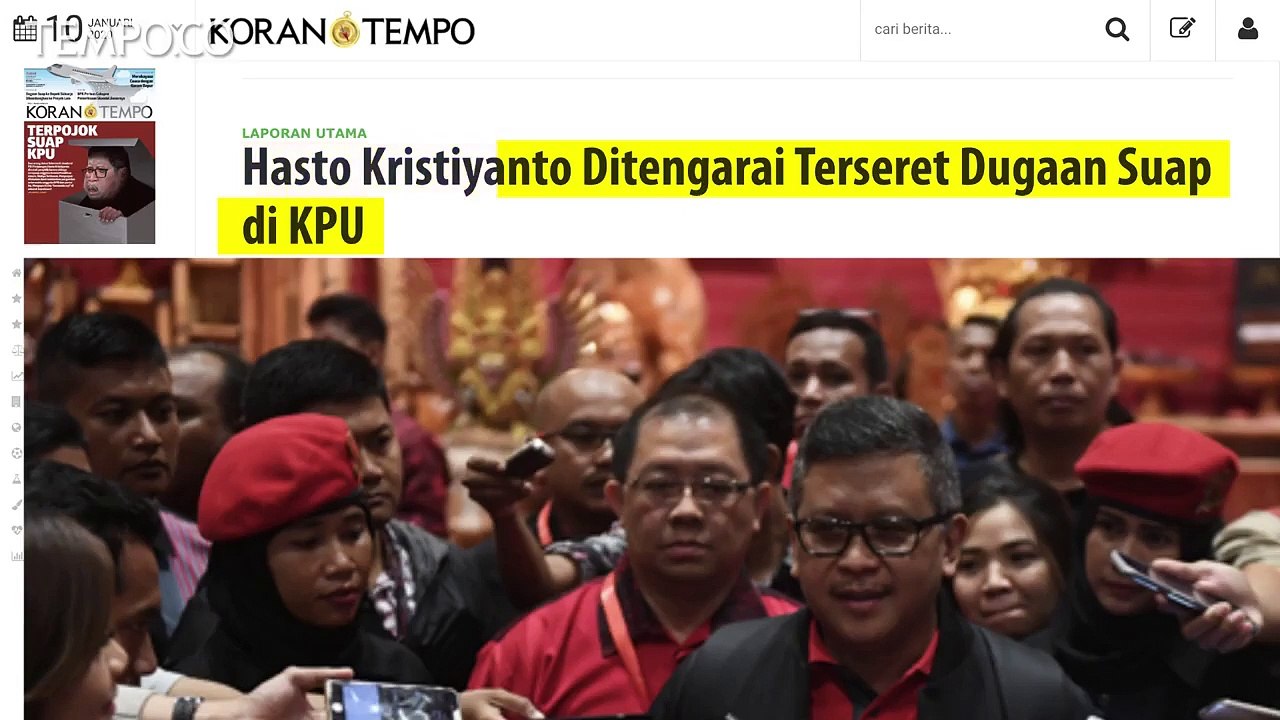 Bersekongkol Selamatkan Hasto
