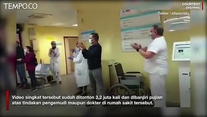 Pengemudi Taksi di Spanyol Beri Tumpangan Gratis Pasien Corona