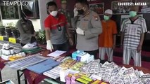 Ditangkap, Dua Pembuat Obat Ilegal di Malang