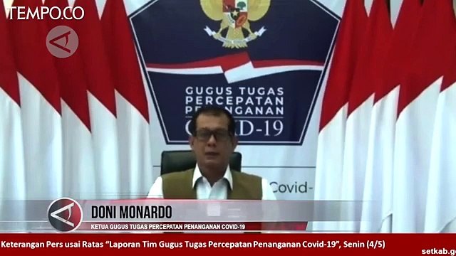 Doni Monardo: Indonesia Bebas COVID-19 Setelah Vaksin Ditemukan