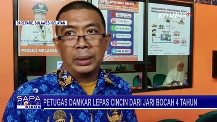 Petugas Damkar Berhasil Lepaskan Cincin yang Tersangkut di Jari Bocah 4 Tahun