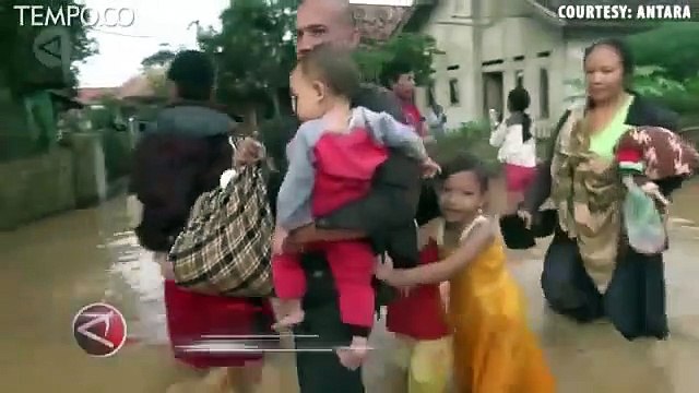 Sungai Meluap, Ratusan Rumah di Lebak Terendam Banjir