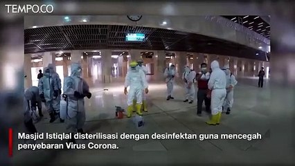 Cegah Virus Corona, Masjid Istiqlal Disterilisasi