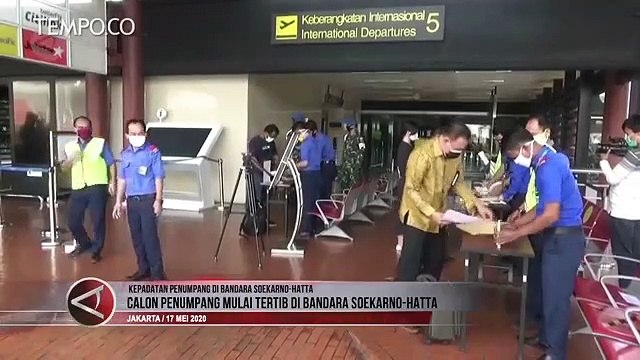 Calon Penumpang Mulai Tertib di Bandara Soekarno Hatta