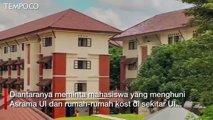 Pandemik Virus Corona, UI Ubah Perkuliahan Jadi Online