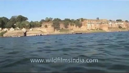 River Yamuna from a boat, Allahabad