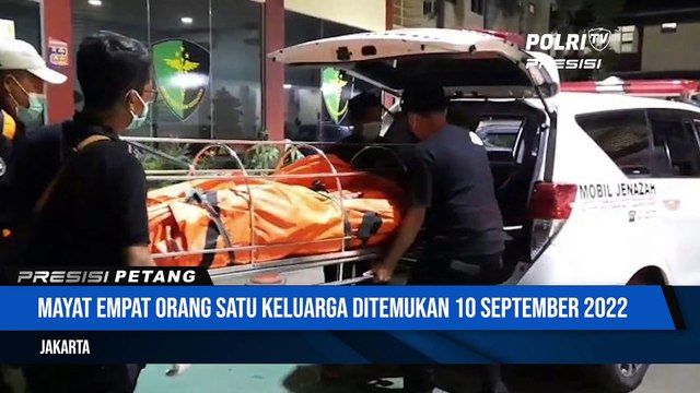 Polda Metro Jaya Akan Melakukan Secara Scientific Crime Investigation Atas Kasus Kematian Sekeluarga Di Kalideres