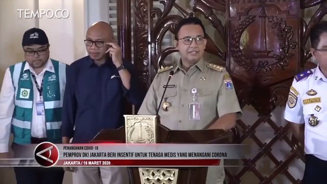 Pemprov DKI Beri Insentif untuk Tenaga Medis yang Tangani Corona