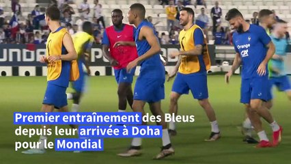 Mondial: une première séance d'entraînement animée pour les Bleus