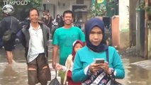 Luapan Sungai Citarum Merendam Kawasan Dayeuh Kolot