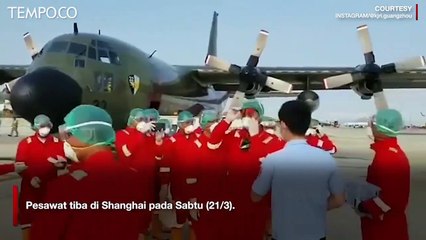 Perjuangan TNI Datangkan Logistik Medis Dari China
