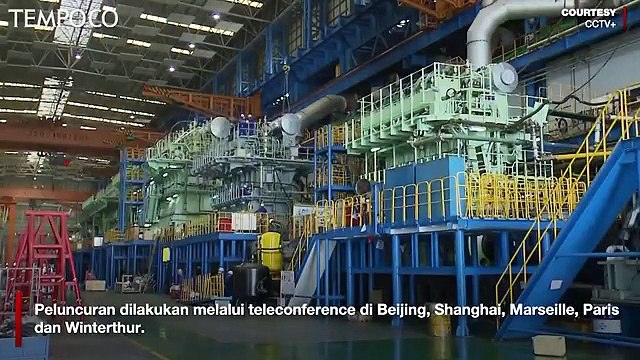 Cina Luncurkan Kapal Kontainer Bermesin Ganda Terbesar di Dunia