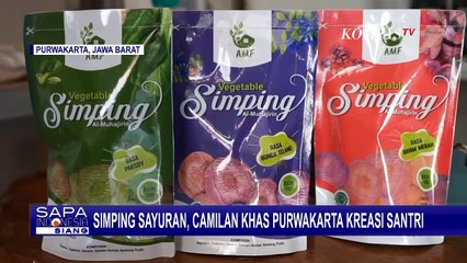 Para Santri Olah Sayuran Hidroponik Menjadi Produk Simping Sayuran Khas Purwakarta