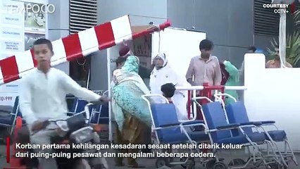 Скачать видео: Kondisi Korban Selamat Jatuhnya Pesawat di Pakistan