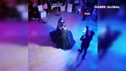 107 kişinin hastanelik olduğu nişan merasiminin görüntüleri ortaya çıktı