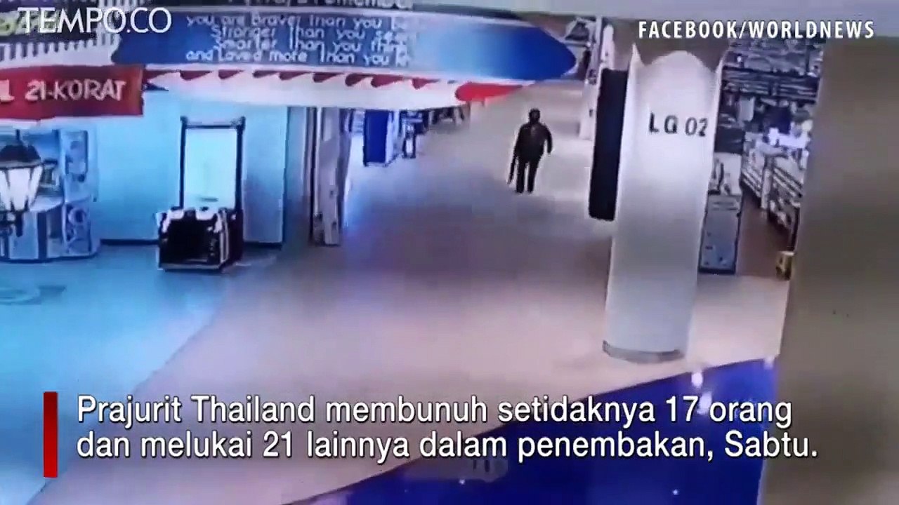 Membabi Buta, Aksi Tentara Melakukan Penembakan Massal di Mal Thailand