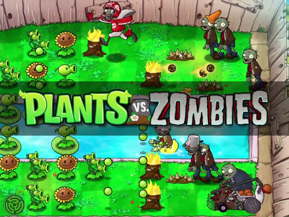 Plants vs Zombies - Adventure Day Level 1-10