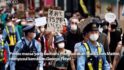 Aksi Black Lives Matter di Tokyo