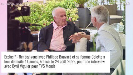 Philippe Bouvard avec sa femme Colette dans leur magnifique demeure pour un rendez-vous exceptionnel avec Cyril Viguier