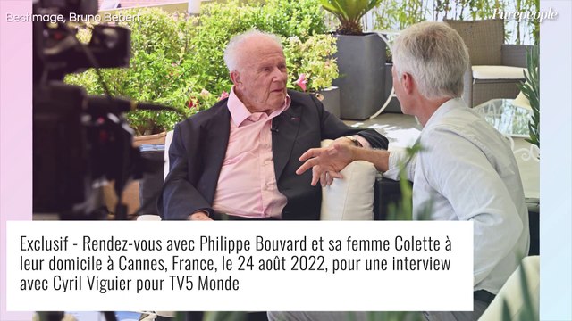 Philippe Bouvard avec sa femme Colette dans leur magnifique demeure pour un rendez-vous exceptionnel avec Cyril Viguier
