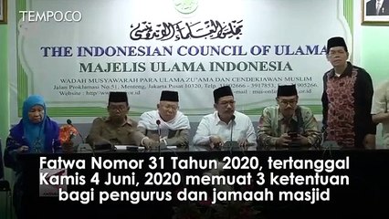 Masjid Dibuka Kembali, Ini Fatwa MUI