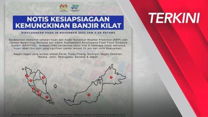 [TERKINI] Perkembangan banjir setakat jam 5 petang