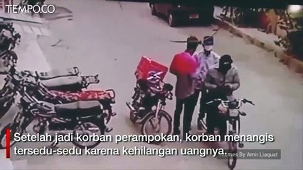 Tak Tega Lihat Korbannya, Perampok Kembalikan Uang yang Dicuri
