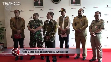 Pulau Sebaru Kecil akan Jadi Tempat Obsevasi WNI