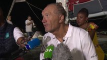 Route du Rhum - Destination Guadeloupe 2022 - Arrivée de Francis Joyon - Interview Ponton