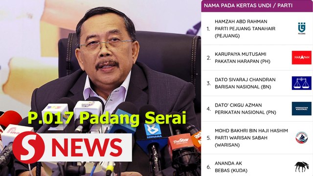 GE15: EC sets Dec 7 for voting in Padang Serai