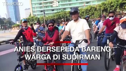 Bersepeda di Sudirman, Anies Baswedan: Antusiasme Warga Tinggi