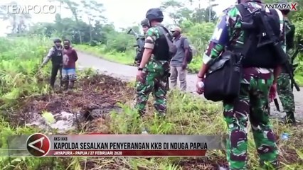 KKB di Papua Serang Pos TNI-Polri, Lukai Satu Brimob