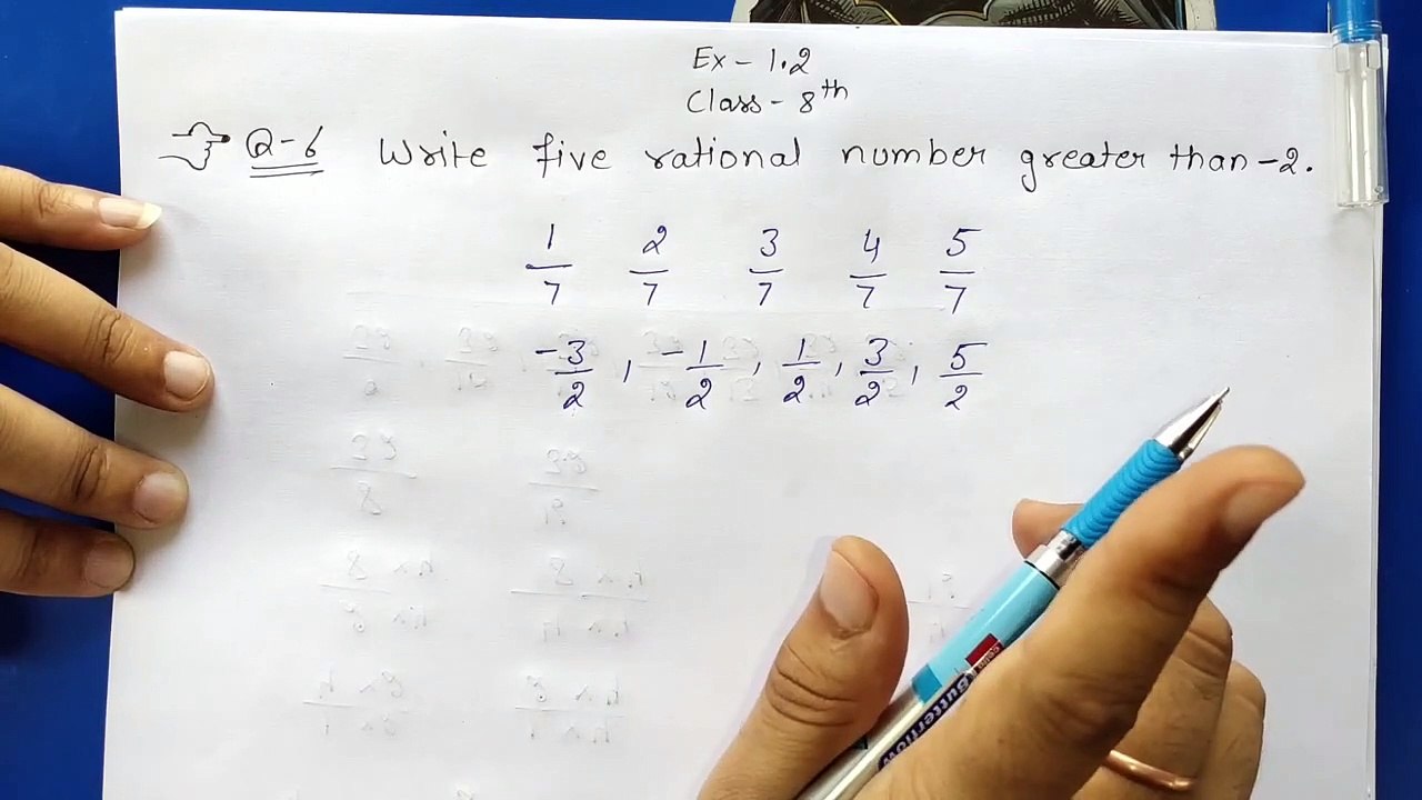 Ex-1.2 Q-6,7 _ Rational Number _ Chapter 1 _ Class 8th Math _ NCERT _