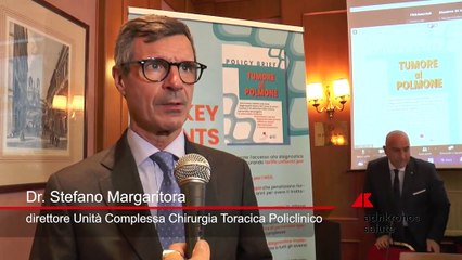 下载视频: Tumore al polmone, Dr. Margaritora (Gemelli): “Lung Unit importante per supportare chi scopre di avere nodulo polmonare”