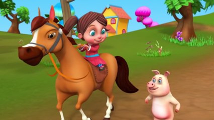 Chal Mere Ghode Chal Tik Tik  Hindi Rhymes   चल मेरे घोड़े टिक टिक nursery rhymes