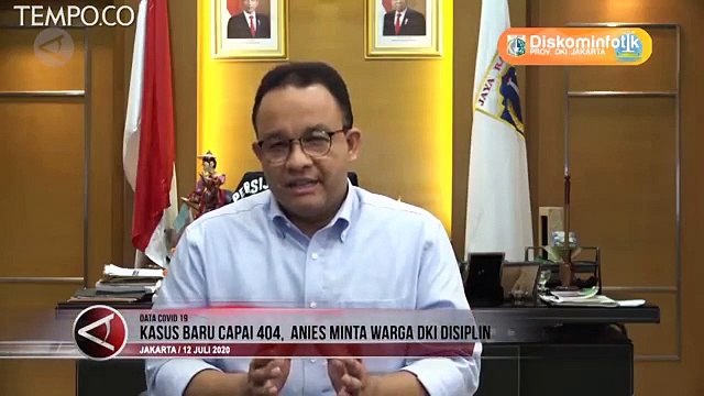 Kasus Baru Covid-19 DKI Dua Kali Libat dari Hari Sebelumnya, Ini Respons Anies