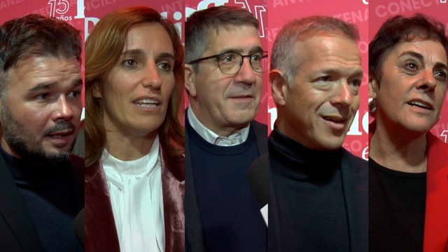 Personalidades de la política y la cultura felicitan a 'Público' por su 15º aniversario: Riguroso, profesional y comprometido